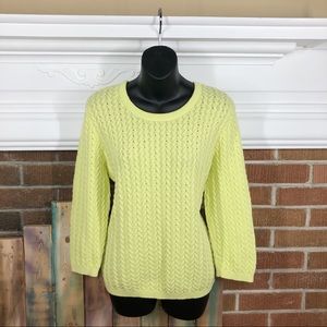 Braided Knit Sweater